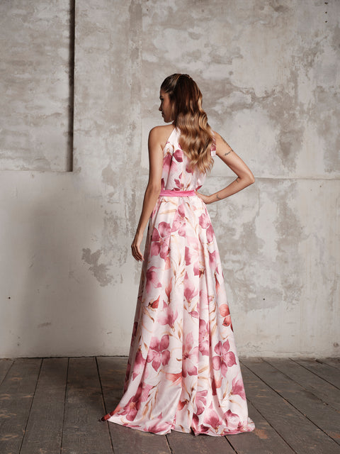 Dress - Satin Pink Roberta Longo