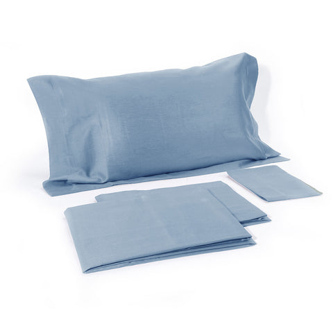 Satin Elegance Sheet Set: Flat Sheet + Fitted Sheet + Pillowcase