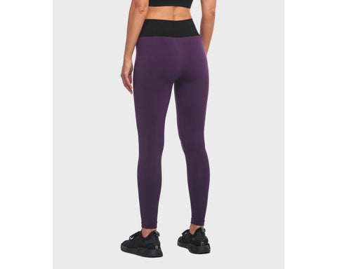 Leggings - Rivingtone Brb Black/ Dark Purple Heart and Soul