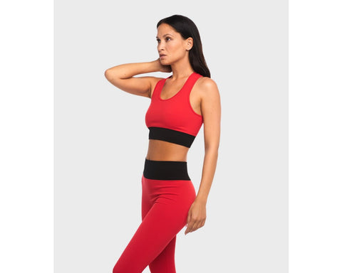 Top - Kaia brb black/bright red Heart and Soul