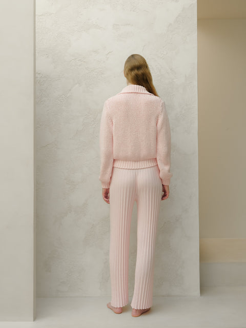 Fine Cotton Plissé Pants (3D-Knit) - Lèmme