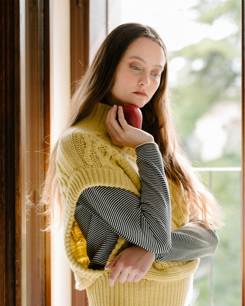 Pima Cotton Striped Crewneck - Lèmme
