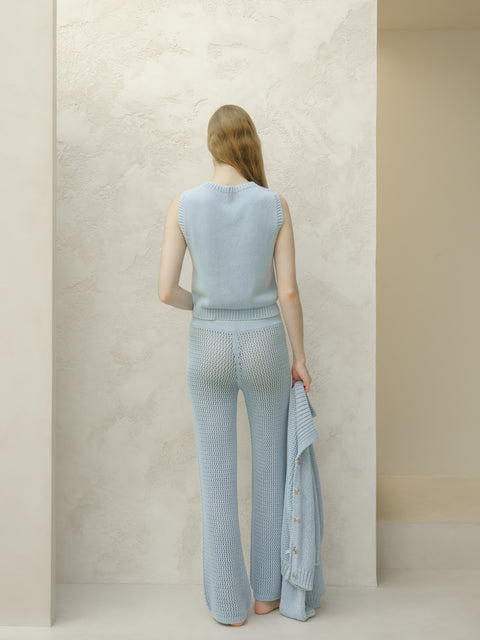Fine Cotton Crochet Pants - Lèmme