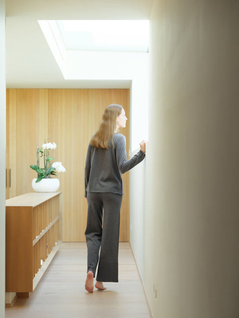 Extra Fine Merino Wide-Leg Trousers - Lèmme