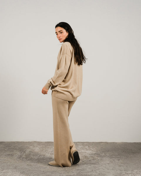 Cashmere Mix Polo Knit - Lèmme