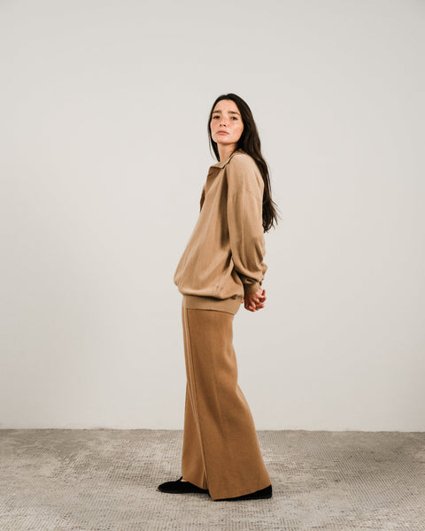 Cashmere Mix Polo Knit - Lèmme