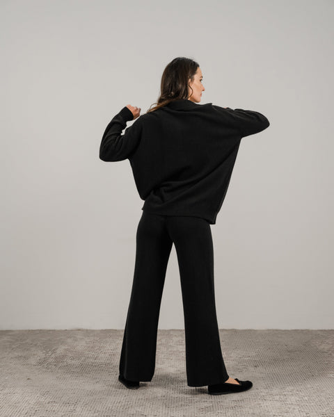 Cashmere Mix Polo Knit - Lèmme