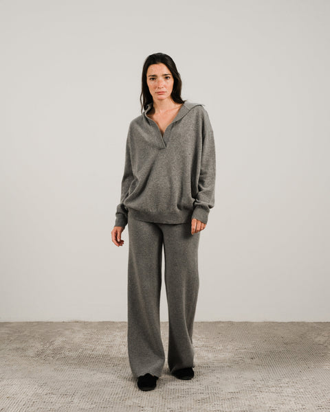 Cashmere Mix Polo Knit - Lèmme