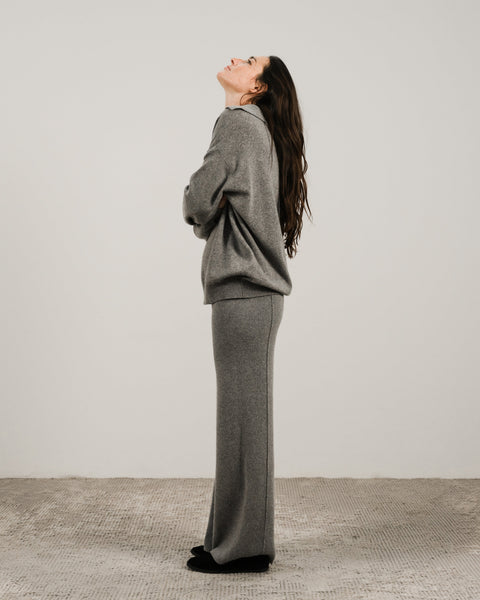 Cashmere Mix Polo Knit - Lèmme