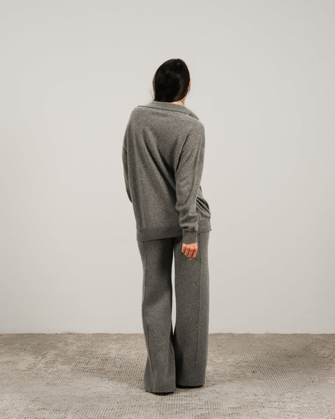 Cashmere Mix Polo Knit - Lèmme