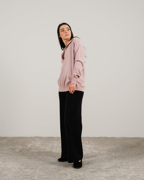 Cashmere Mix Polo Knit - Lèmme