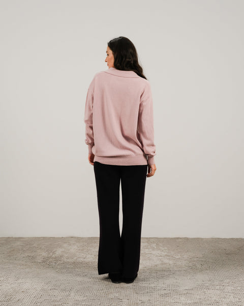 Cashmere Mix Polo Knit - Lèmme