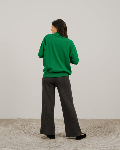 Cashmere Mix Polo Knit - Lèmme