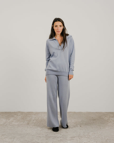 Cashmere Mix Polo Knit - Lèmme