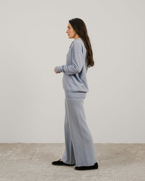 Cashmere Mix Polo Knit - Lèmme