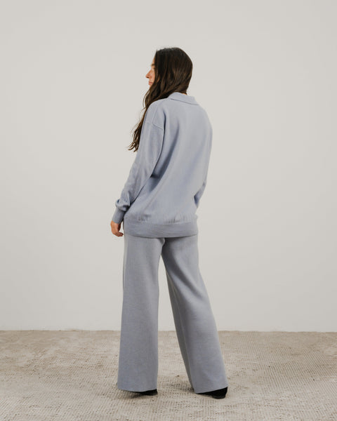 Cashmere Mix Polo Knit - Lèmme
