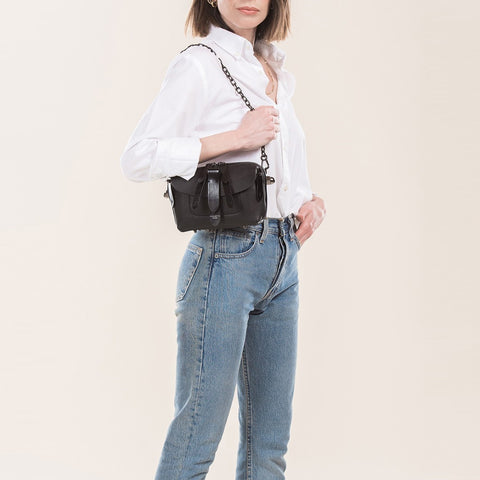 Bag - MicroLIFT Bag Plus Gun Metal Pugnetti Parma