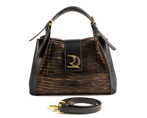 Virginia embossed leather handbag – Special Edition