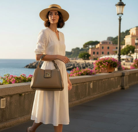 Virginia leather handbag