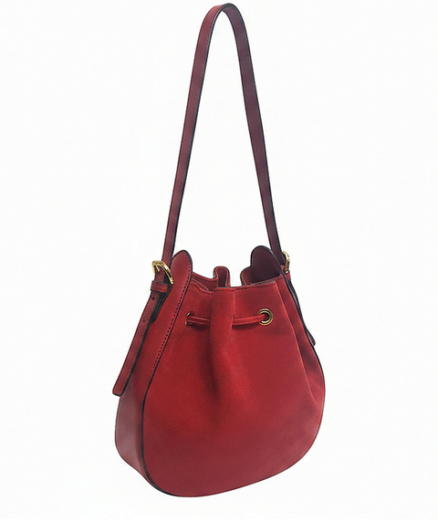 Viviana suede bucket bag