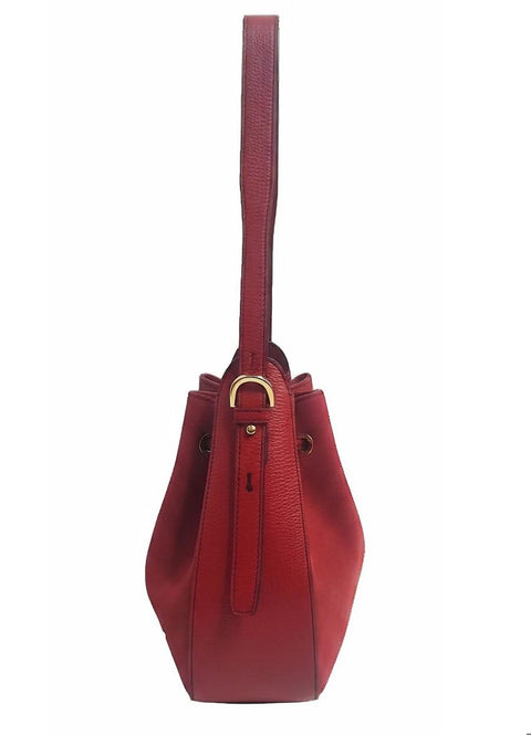 Viviana suede bucket bag