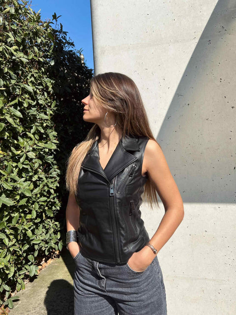 “Nevada” Leather Vest Women ARIZONA 520