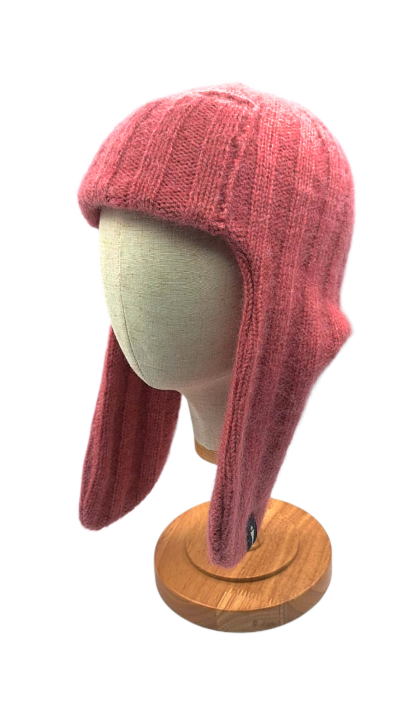 Bessie Alpaca Winter Hat – Rose
