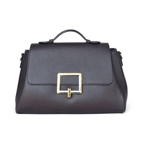 Brigitte Calfskin Flap Handbag - PULICATI / CIVICO 93