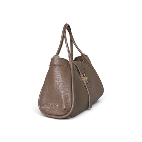 Vela Small Dollaro Leather Handbag - PULICATI / CIVICO 93
