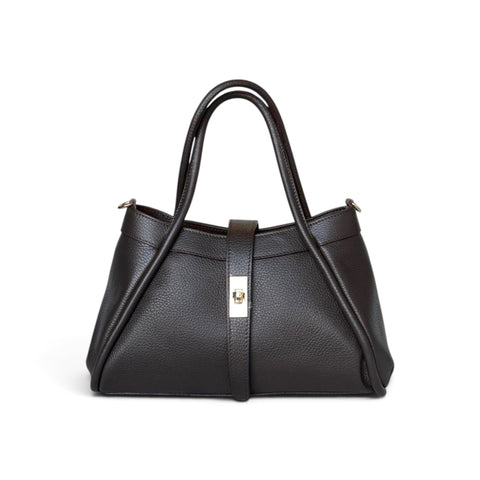 Vela Small Dollaro Leather Handbag - PULICATI / CIVICO 93