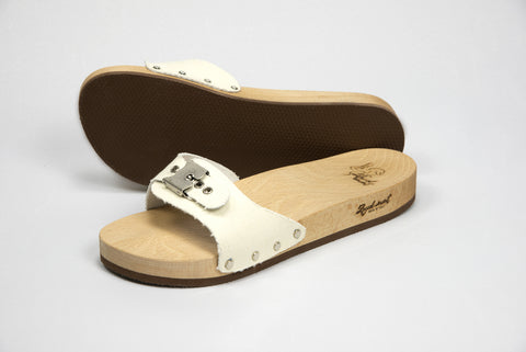 Clog - White Envi Buckle Zoccol MMT