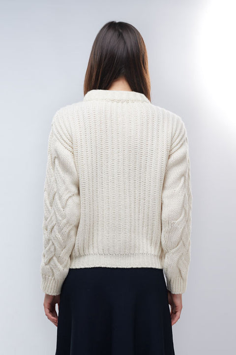 Pullover - Braided Sleeves Confezioni Giovi