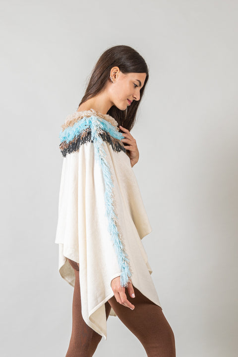 Poncho - Fringes Ivana Maiolati