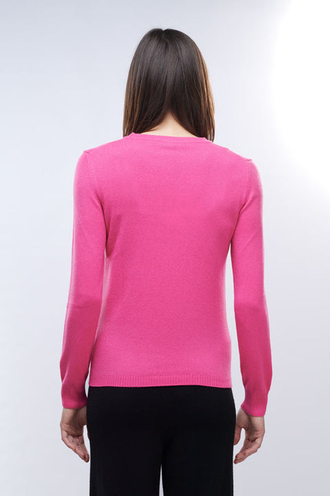 Pullover - Fucsia Crew-neck Confezioni Giovi