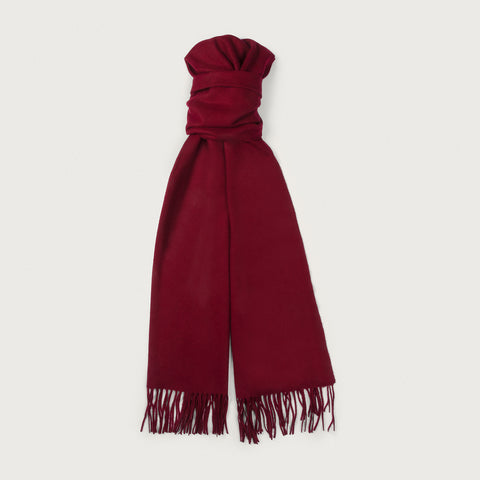 Scarve - Art. Cashmere Scarf Wine Nick Bronson