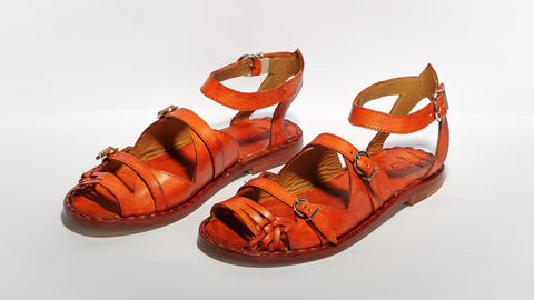 Sandal - Ancient Heart Orange Piero Schettini
