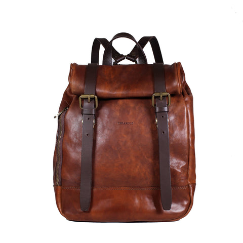 SKYE SMALL ROLL ON TOP BACKPACK Chiarugi Firenze
