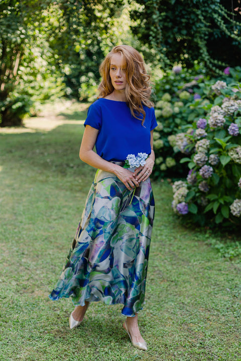 Skirt - Midi Fantasia Melania Fumiko