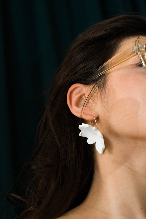 Earrings - Resin Anemone Lidia Mallia