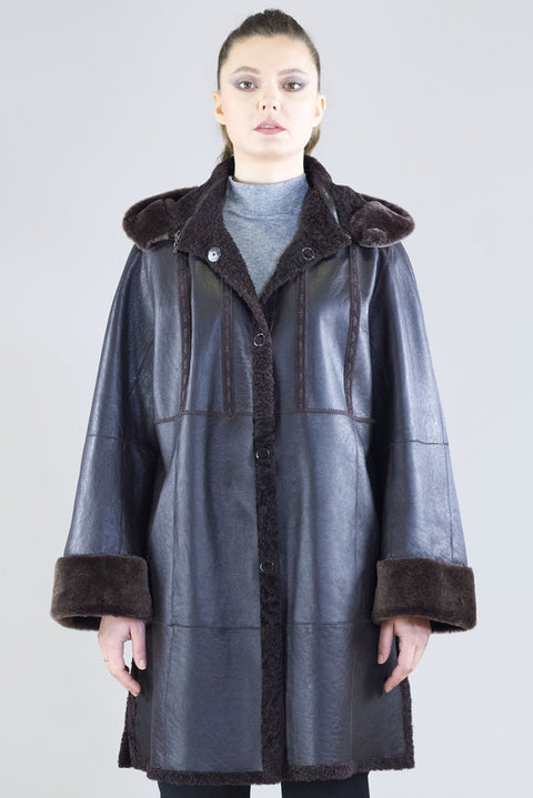 Coat - Art. Astra col. Coffee Marester