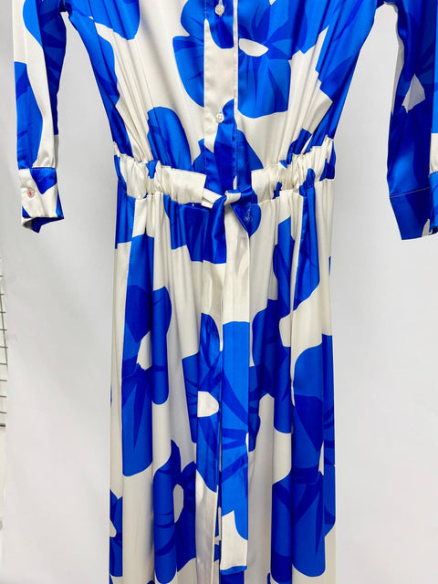 Floral Long Shirt Dress SixStop