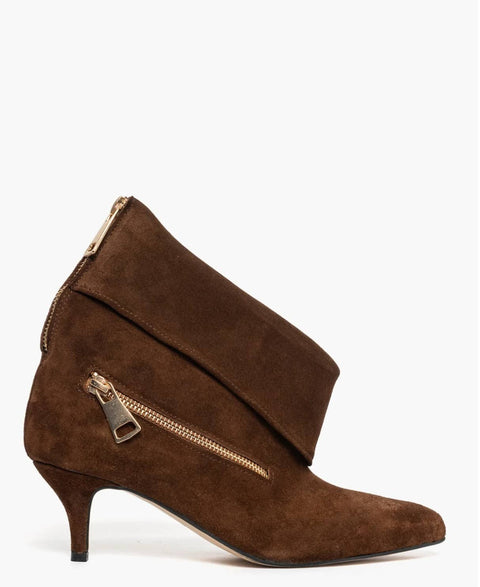 Women's suede ankle boots with elastic - Alex Angel 39