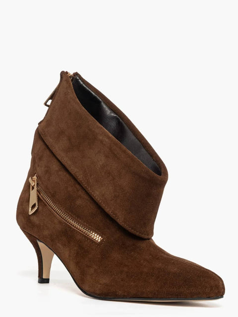 Women's suede ankle boots with elastic - Alex Angel 39