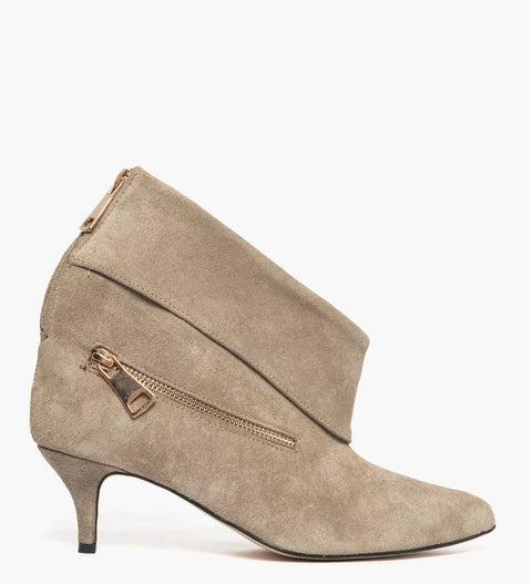 Women's suede ankle boots with elastic - Alex Angel 39