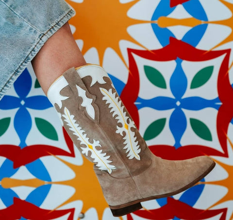Women's western suede boots - Alex Texas