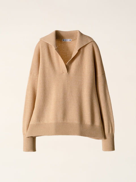 Cashmere Mix Relaxed Polo - Lèmme