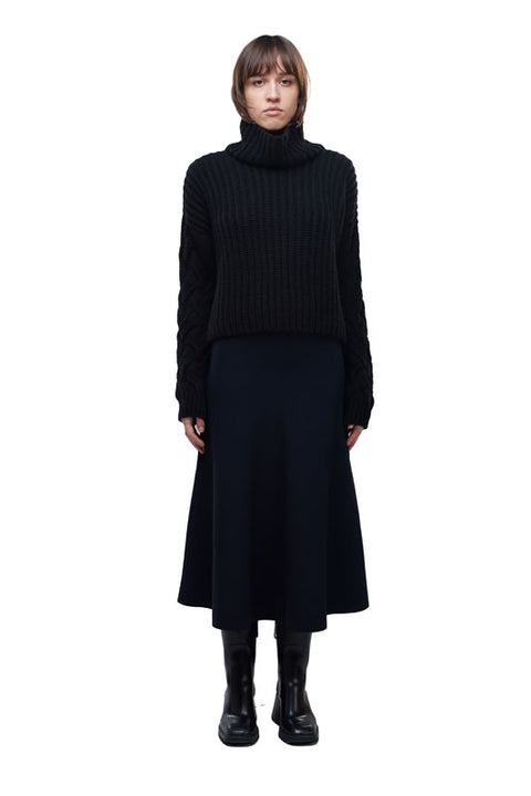 Skirt - Flared Midi Skirt Confezioni Giovi