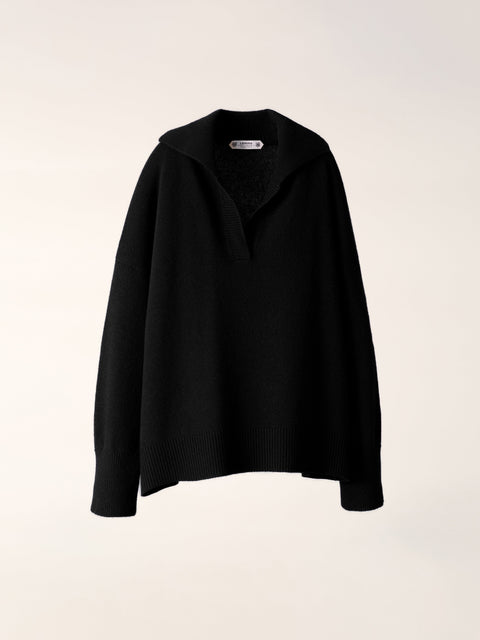 Cashmere Mix Relaxed Polo - Lèmme