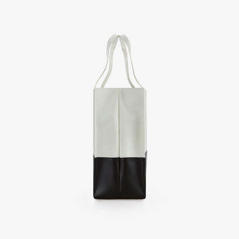 Shopping Bag - East West White 959NINEFIVENINE