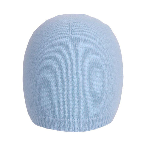 Soft Pure Cashmere Unisex Plain Knit Hat - Due Toscani